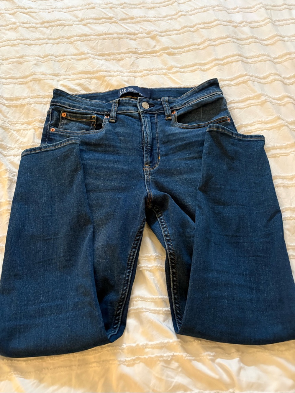 GAP Women’s Dark Indigo Straight-Leg Jeans